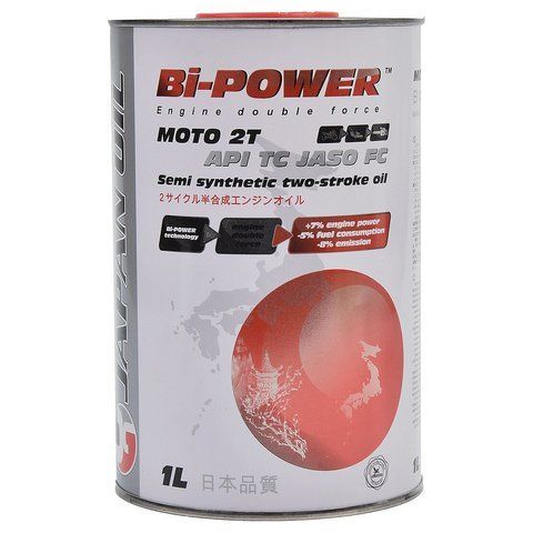 Bi-Power Moto, 1 л (0020229) моторное масло 2T фото
