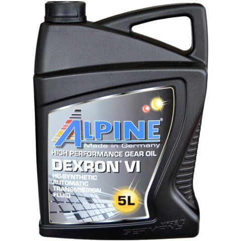 Alpine ATF Dexron VI, 5 л (100692) синтетическое трансмиссионное масло фото