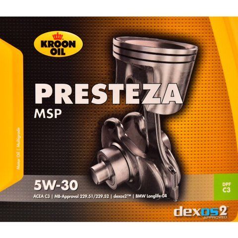 Kroon Oil Presteza MSP 5W-30 5 л, (33229) моторное масло фото