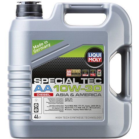 Liqui Moly Special Tec AA Diesel 10W-30, 4 л (7613) моторное масло фото