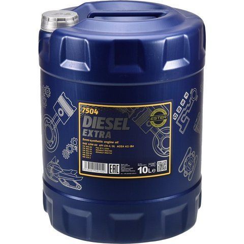 Mannol Diesel Extra 10W-40 10 л, (MN7504-10) моторна олива фото