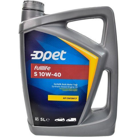 Opet Fulllife S 10W-40 5 л, (601439957) моторное масло фото