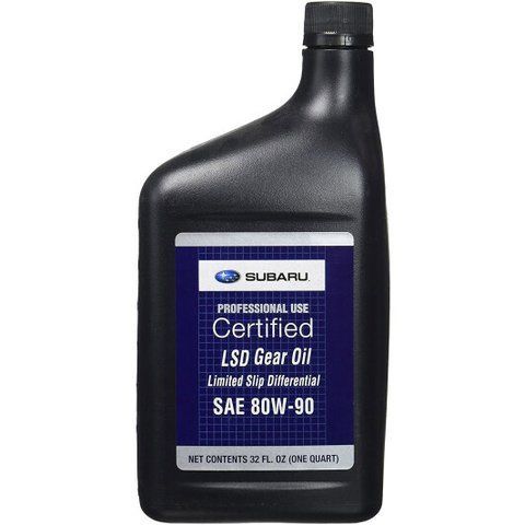 Subaru Certified LSD Gear Oil 80W-90, 1 л трансмиссионное масло фото