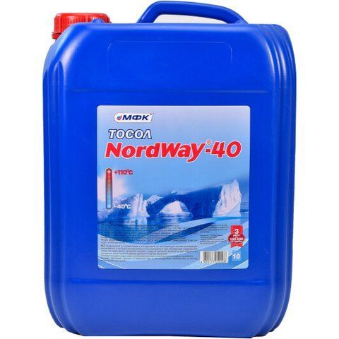 Готовый антифриз МФК NordWay синий -40 &deg;C фото