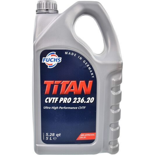 Fuchs Titan CVTF Pro 236.20, 5 л (601778155) синтетическое трансмиссионное масло фото
