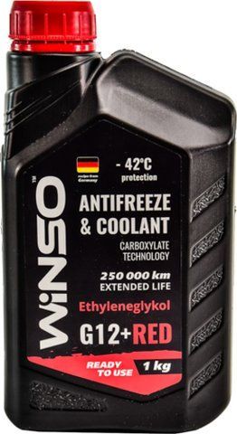Готовый антифриз Winso G12+ красный -42 &deg;C фото