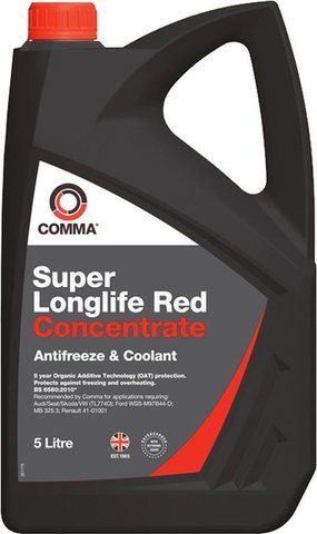 Comma Super Long Life G12+ красный, 5 л (SLA5L) концентрат антифриза фото