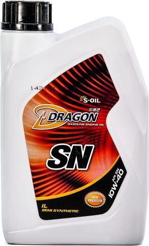 S-Oil Dragon SN 10W-40 1 л, (dsn10401) моторна олива фото