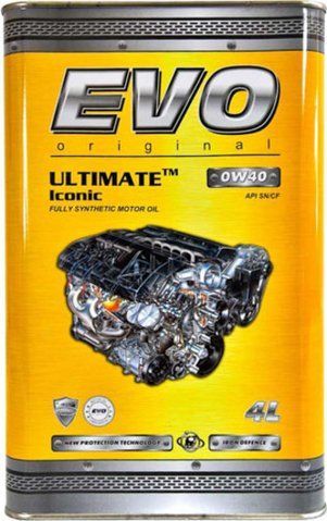 EVO Ultimate Iconic 0W-40 4 л, моторное масло фото