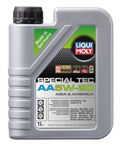 Liqui Moly Special Tec AA 5W-20 1 л, (7620) моторное масло фото