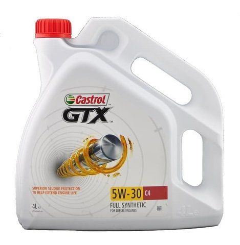 Castrol GTX C4 5W-30 4 л, (GTX5W30C44L) моторное масло фото
