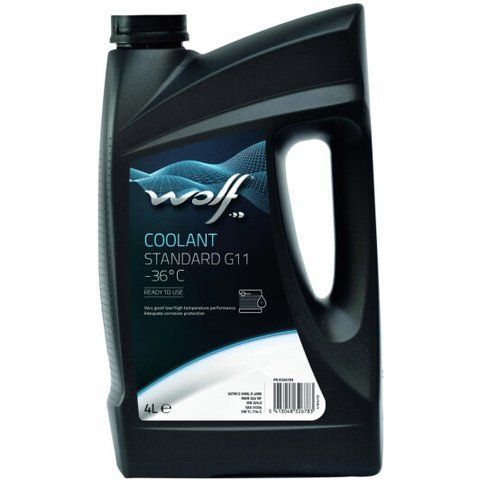 Wolf Coolant Standard G11, 4 л (8326783) готовый антифриз фото