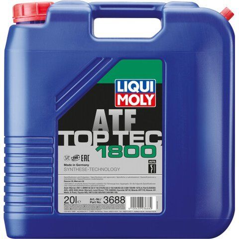 Liqui Moly TOP TEC ATF 1800, 20 л (3688) синтетическое трансмиссионное масло фото