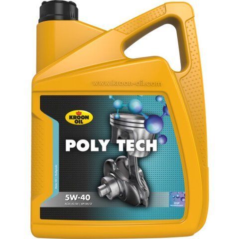 Kroon Oil Poly Tech 5W-40 5 л, (36140) моторное масло фото