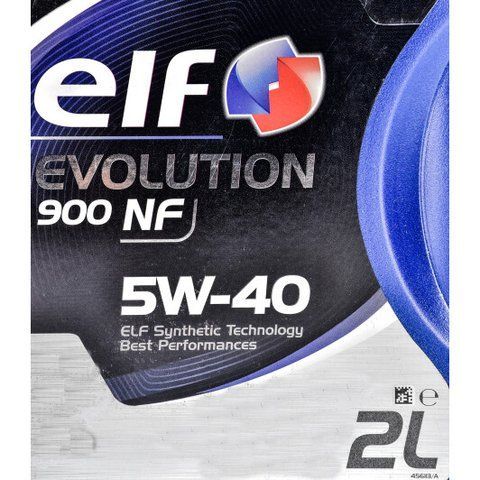 Elf Evolution 900 NF 5W-40 2 л, (194874) моторное масло фото