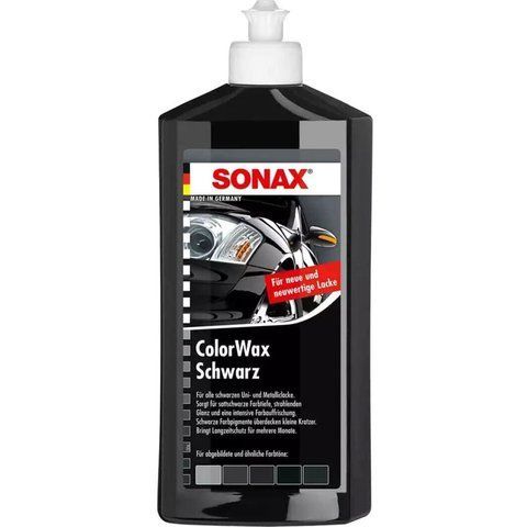 Sonax ColorWax черный, 500 мл (298200) цветной полироль для кузова фото