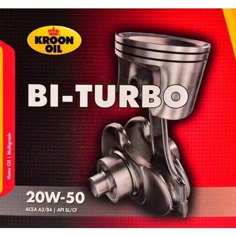 Kroon Oil Bi-Turbo 20W-50 5 л, (00340) моторное масло фото
