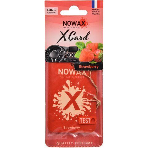 Nowax X Card Strawberry, 12 г (NX07538) ароматизатор фото