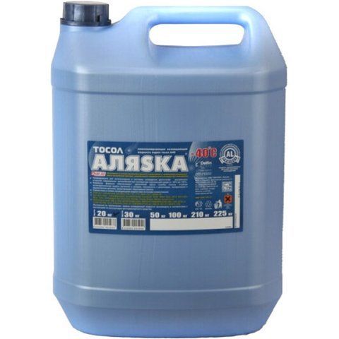 Готовый антифриз АЛЯSКА А-40 синий -40 &deg;C фото