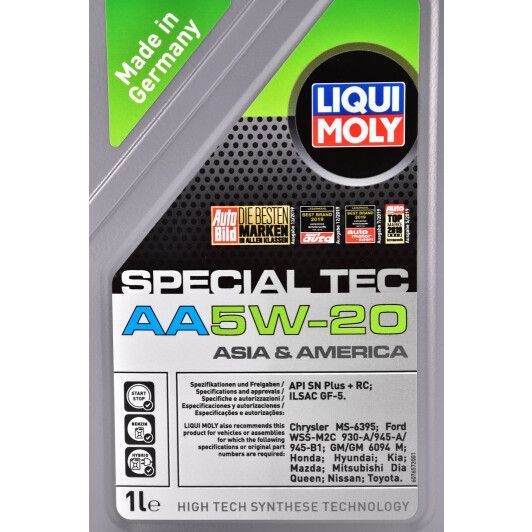 Liqui Moly Special Tec AA 5W-20 1 л (7620) моторна олива фото