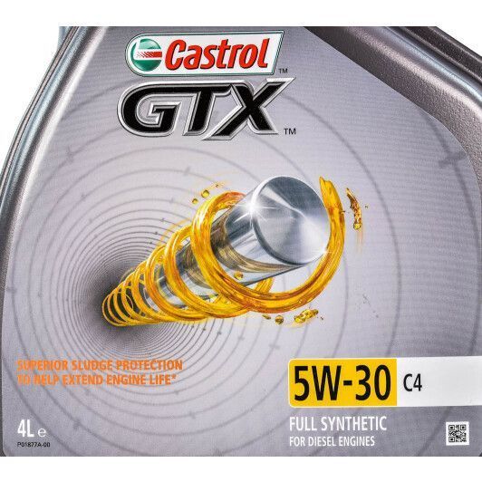 Castrol GTX C4 5W-30 4 л, (GTX5W30C44L) моторное масло фото