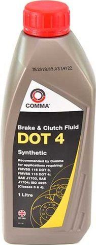 Comma Synthetic DOT 4 ABS, 1 л (BF41L) тормозная жидкость пластиковая тара фото