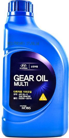 Hyundai Gear Oil Multi GL-5 80W-90, 1 л (0220000110) мінеральна трансмісійна олива фото