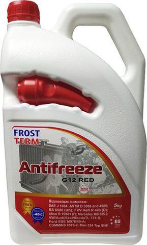 Готовий антифриз FrostTerm G12 червоний -40 &deg;C фото