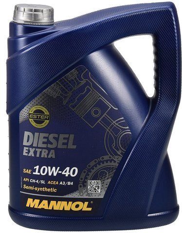Mannol Diesel Extra 10W-40 5 л, (MN7504-5) моторна олива фото