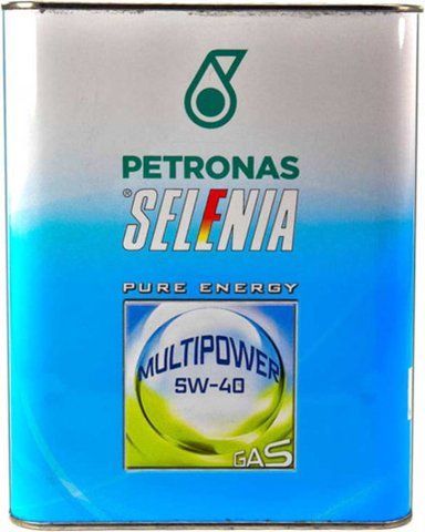 Petronas Selenia Multipower Gas 5W-40, 2 л (14163701) моторное масло фото