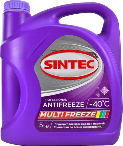 Готовый антифриз Sintec Multi Freeze фиолетовый -40 &deg;C фото