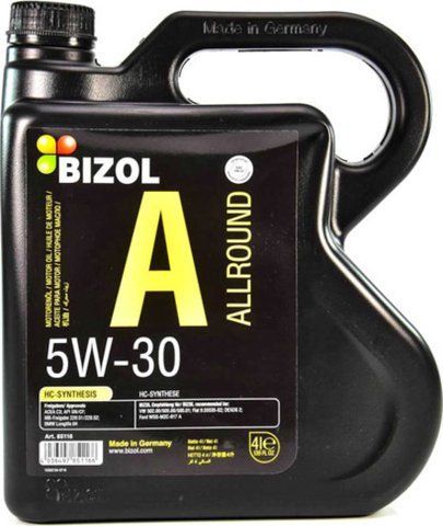 Bizol Allround 5W-30 4 л, (85116) моторна олива фото