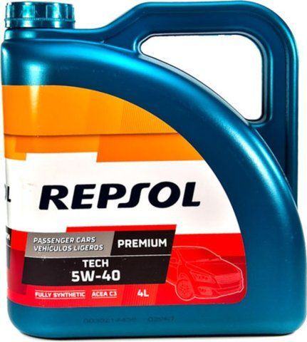 Repsol Premium Tech 5W-40 (1 л, 4 л, 5 л) моторное масло фото