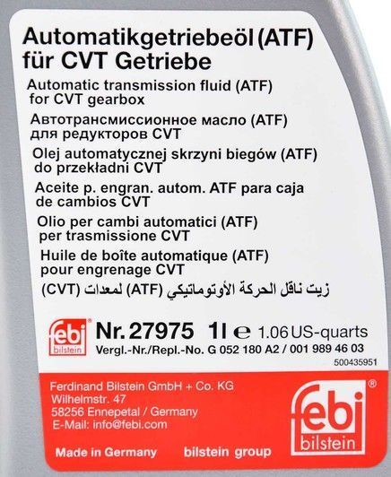 Febi CVT, 1 л (27975) трансмісійна олива фото