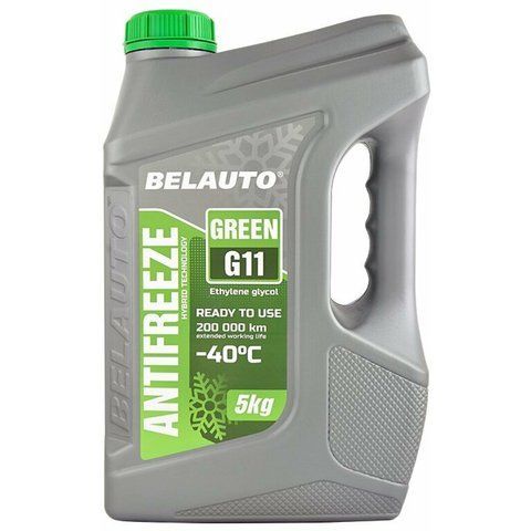 Belauto Antifreeze G11 зеленый -40 &deg;C, 5 л (AF1750) готовый антифриз фото