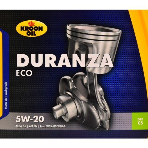 Kroon Oil Duranza ECO 5W-20 5 л, (35173) моторное масло фото