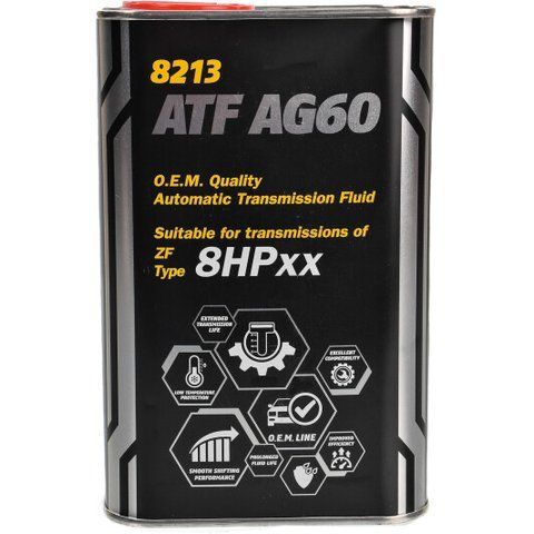 Mannol ATF AG60 (Metal), 1 л (MN8213-1ME) синтетическое трансмиссионное масло фото