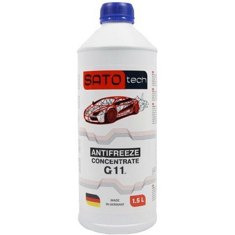 Sato TECH G11 синий, 1,5 л (G1101B) концентрат антифриза фото