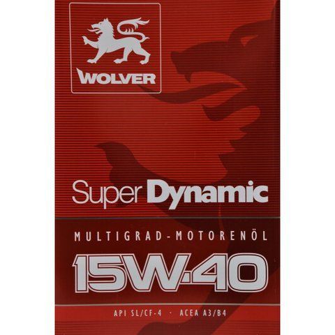 Wolver Super Dynamic 15W-40 4 л, моторна олива фото