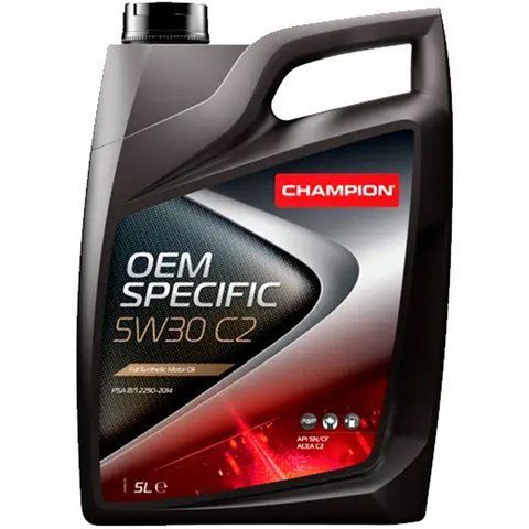 Champion OEM Specific C2 5W-30, 5 л (8209819) моторное масло фото