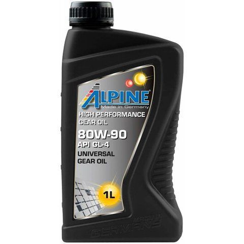 Alpine High Performance Gear Oil GL-4 80W-90, 1 л (0100681) напівсинтетична трансмісійна олива фото