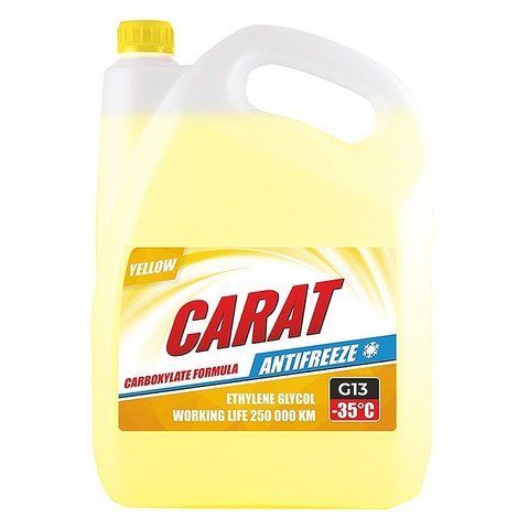 Carat Antifreeze G13 желтый, 4,3 л (KR82370) готовый антифриз фото