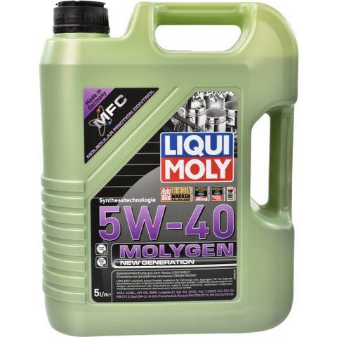 Liqui Moly Molygen New Generation 5W-40 5 л, (9055) моторное масло фото