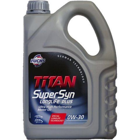 Fuchs Titan Supersyn Long Life Plus 0W-30 5 л, (601411663) моторное масло фото