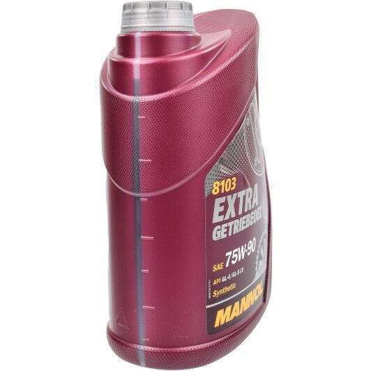 Mannol Extra Getriebeoel GL-4 / 5 75W-90, 4 л (MN8103-4) синтетическое трансмиссионное масло фото
