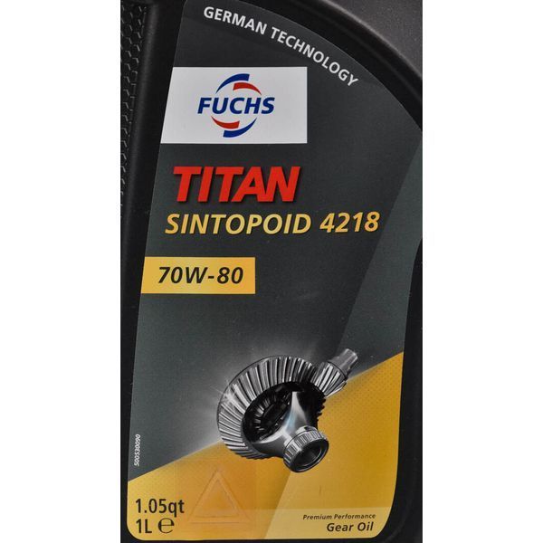 Fuchs Titan Sintopoid 4218 GL-5 70W-80, 1 л (602031327) синтетична трансмісійна олива фото