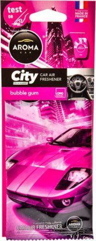 Ароматизатор Aroma Car City Card Bubble Gum фото