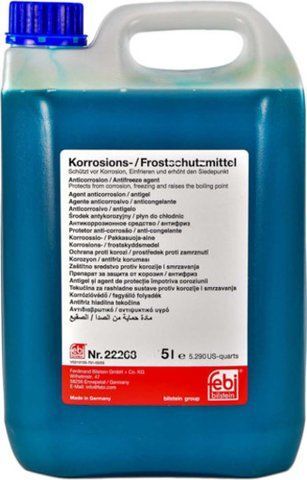 Febi G11 синий, 5 л (22268) концентрат антифриза фото