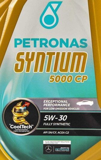 Petronas Syntium 5000 CP 5W-30, 1 л (18311619) моторна олива фото
