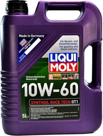 Liqui Moly Synthoil Race Tech GT1 10W-60 5 л, (1944) моторное масло фото